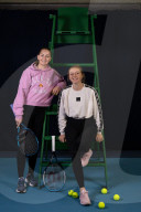 Tennis players and doubles partners Olivia Nicholls and Alicia BarnettTennis players and doubles partners Olivia Nicholls and Alicia Barnett