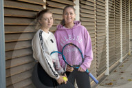 Tennis players and doubles partners Olivia Nicholls and Alicia BarnettTennis players and doubles partners Olivia Nicholls and Alicia Barnett