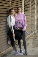 Tennis players and doubles partners Olivia Nicholls and Alicia BarnettTennis players and doubles partners Olivia Nicholls and Alicia Barnett