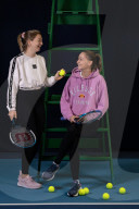 Tennis players and doubles partners Olivia Nicholls and Alicia BarnettTennis players and doubles partners Olivia Nicholls and Alicia Barnett