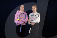 Tennis players and doubles partners Olivia Nicholls and Alicia BarnettTennis players and doubles partners Olivia Nicholls and Alicia Barnett