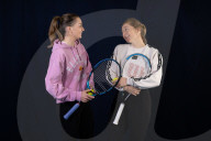 Tennis players and doubles partners Olivia Nicholls and Alicia BarnettTennis players and doubles partners Olivia Nicholls and Alicia Barnett