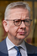 Michael Gove, Secretary of State for Levelling Up, attends BBC New Broadcasting House, London, UK