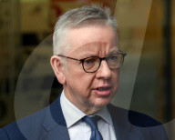 Michael Gove, Secretary of State for Levelling Up, attends BBC New Broadcasting House, London, UK