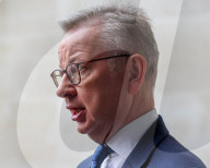 Michael Gove, Secretary of State for Levelling Up, attends BBC New Broadcasting House, London, UK