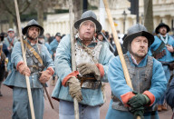 51st Parade of the English Civil War Society in The Mall and Horse Guards Parade, London, UK