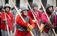 51st Parade of the English Civil War Society in The Mall and Horse Guards Parade, London, UK