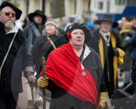 51st Parade of the English Civil War Society in The Mall and Horse Guards Parade, London, UK