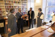 Foreign Secretary James Cleverly Visits The Wiener Holocaust Library