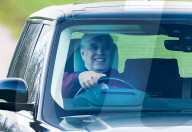 Prince Andrew is seen near Windsor Castle