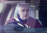Prince Andrew is seen near Windsor Castle