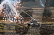 NEWS - Ein Leopard 2 A6 Kampfpanzer beim Besuch von Bundesverteidigungsminister Boris Pistorius beim Panzerbataillon 203