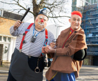 Grimaldi Clowns annual church service at All Saints Church, Haggerston, London, UK.