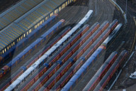 Rail strikes continue in London, UK.  