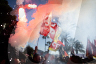 NEWS - Demonstration gegen die von der französischen Regierung geplante Rentenreform in Nizza
