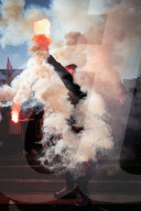 NEWS - Demonstration gegen die von der französischen Regierung geplante Rentenreform in Nizza
