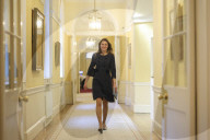 Ministers arrive to attend the Prime Ministers Cabinet