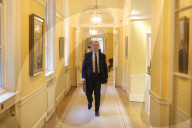 Ministers arrive to attend the Prime Ministers Cabinet