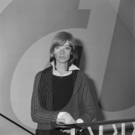 La chanteuse francaise Francoise Hardy
en visite au Quebec.