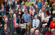 General Synod at Church House in London, UK.