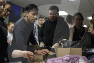 Prime Minister Rishi Sunak visits donation centre for Earthquake