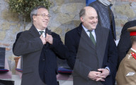 Defence Secretary, Ben Wallace and Foreign Secretary, James Cleverly View Military Demonstration in Rome.