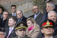 Defence Secretary, Ben Wallace and Foreign Secretary, James Cleverly View Military Demonstration in Rome.