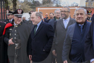 Defence Secretary, Ben Wallace and Foreign Secretary, James Cleverly View Military Demonstration in Rome.