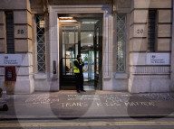 Brianna Ghey vigil outside the Department of Education in Westminster, London, UK.