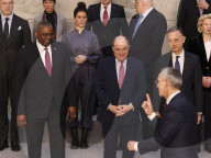 Defence Secretary Ben Wallace at a NATO Headquarters in Brussels.