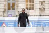 Whorled (Here After Here After Here) by Jitish Kallat at Somerset House, London, UK.