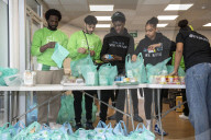 Gangs of London stars join volunteers to help people struggling through cost of living crisis