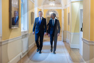 The Prime Minister Rishi Sunak welcomes the President of the Republic of Poland