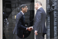 The Prime Minister Rishi Sunak welcomes the President of the Republic of Poland