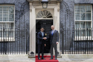 The Prime Minister Rishi Sunak welcomes the President of the Republic of Poland
