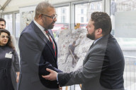 The Foreign Secretary James Cleverly visits Syria's House in Trafalgar Square