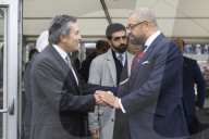 The Foreign Secretary James Cleverly visits Syria's House in Trafalgar Square