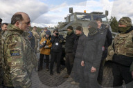 Secretary of Defence Ben Wallace visits Bovington Barracks