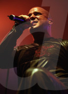 DENVERMARCH 25:Vocalist David Draiman of the Heavy Metal band Disturbed performs in concert March 25, 2000 at the Fillmore Auditorium in Denver, CO.