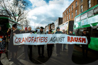 Solidarity With Refugees March In Dublin