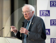 Senator Bernie Sanders book launch at The Royal Overseas League, London