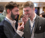 Enotria & Coe annual portfolio tasting wines & spirits from over 200 producers at The Brewery, London, UK.