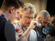 Enotria & Coe annual portfolio tasting wines & spirits from over 200 producers at The Brewery, London, UK.