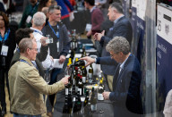 Enotria & Coe annual portfolio tasting wines & spirits from over 200 producers at The Brewery, London, UK.