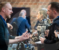 Enotria & Coe annual portfolio tasting wines & spirits from over 200 producers at The Brewery, London, UK.