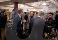 Enotria & Coe annual portfolio tasting wines & spirits from over 200 producers at The Brewery, London, UK.