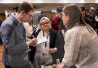 Enotria & Coe annual portfolio tasting wines & spirits from over 200 producers at The Brewery, London, UK.