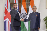 The Foreign Secretary James Cleverly Attends G20 Foreign Ministers meeting