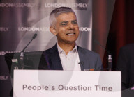 Sadiq Khan Peoples Question Time in London, UK.