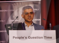 Sadiq Khan Peoples Question Time in London, UK.